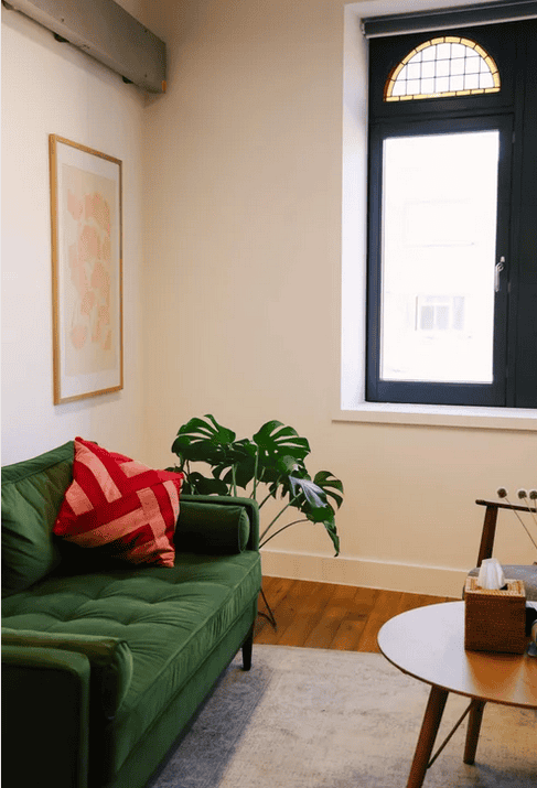 Psychology therapy room